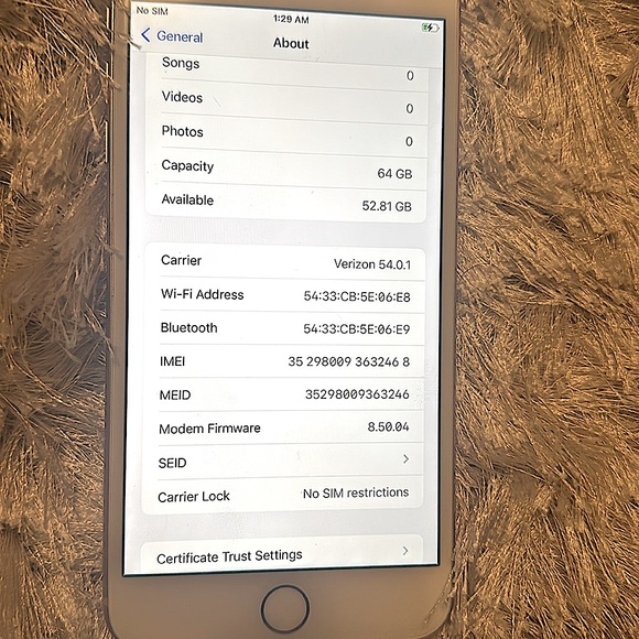 iPhone 8 Plus gold unlocked - Picture 7 of 7